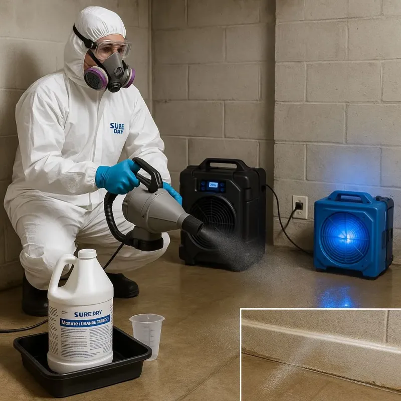 Sanitization and Odor Removal process in Fairfield, CA